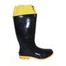 Bota de Pvc Preta com Polaina Kadesh Safety Boots Ref 6033polpa - 2