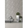 Papel de parede Roll In Stones pedras 3D cinza . - 1