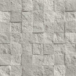 Papel de parede Roll In Stones pedras 3D cinza . - 2