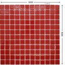 Ver imagem 6 de Pastilhas de Vidro Parede Cristal Vermelha 30x30cm