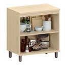 Ver imagem 3 de Balcão para Cozinha 80 Cm 2 Portas Mdf/mdp Aurora Cinza Cristal
