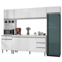 Ver imagem 1 de Cozinha Modulada 5 Peças 281 cm Andreia Branco REAJL