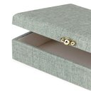 Ver imagem 3 de Caixa Decorativa em MDF com Revestimento em PU Verde 27cm 22893 Mart