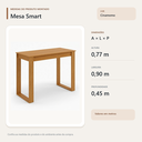Ver imagem 3 de Mesa Escrivaninha Smart Cinamomo Formimóveis