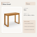 Ver imagem 4 de Mesa Escrivaninha Smart Cinamomo Formimóveis
