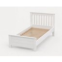 Ver imagem 2 de Cama de Solteiro de Madeira Maciça Ecoconfort Branco
