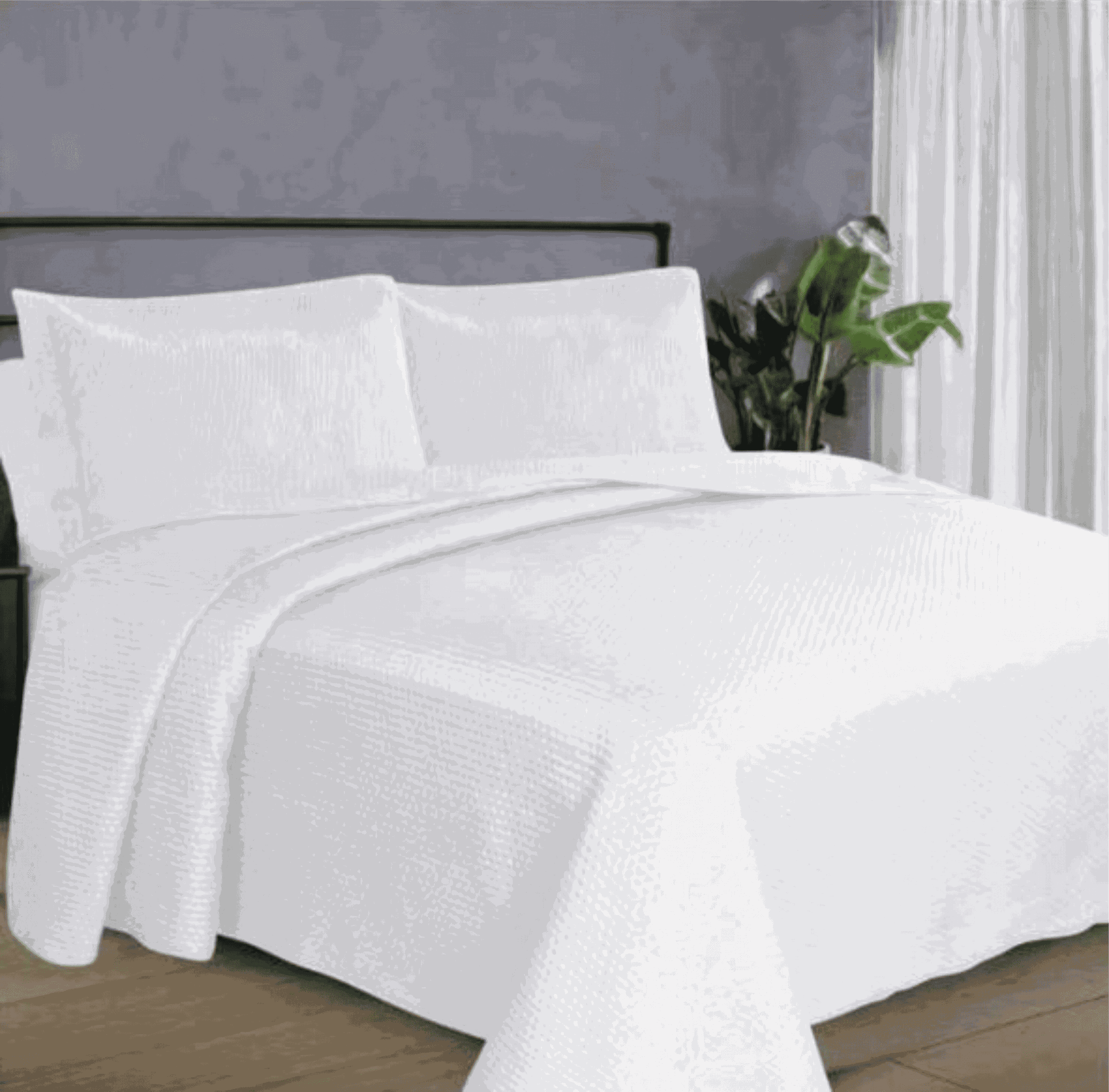 COLCHA SUPER KING COBRELEITO KIT 3 PEÇAS ELEGANCE LISA HABITAT