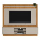 Ver imagem 2 de Estante Home 215cm Valdivia para Tv até 75 Nature/Off White G77 - Gran Belo