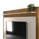 Ver imagem 6 de Estante Home 215cm Valdivia para Tv até 75 Nature/Off White G77 - Gran Belo