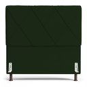 Ver imagem 5 de Cabeceira Cama Box Casal King Size Mel 195cm com Frame Veludo Verde - Desk Design