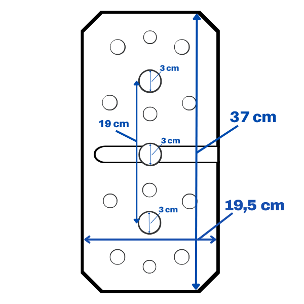 Kit 02 Unidades de Tijolinho 5kg para Estação de Musculação - 2