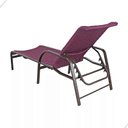 Ver imagem 2 de Espreguiçadeira Aspen Confortável de Alumínio e Corda Náutica Encosto Reclinável