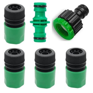 Conjunto para Mangueira com 6 Peças com Bloqueador de Fluxo D'água