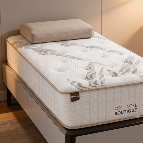 Colchão Solteiro Ortobom Orthotel Boutique Molas Ensacadas Superpocket Viscoelástico Nasa 40cm Altur