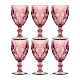 Conjunto de Taças Diamond 245ml:roxo - 1