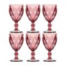 Conjunto de Taças Diamond 245ml:roxo - 1