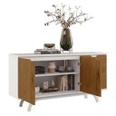 Ver imagem 2 de Aparador Buffet Vicenza Off White Cinamomo - New Ceval
