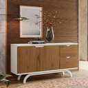 Ver imagem 4 de Aparador Buffet Vicenza Off White Cinamomo - New Ceval