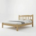 Ver imagem 4 de Cama de Casal Queen em Madeira Maciça Nogueira com Colchão