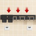 Ver imagem 7 de Suporte Organizador de Pendurar Utensílios na Cozinha Grande Decoração Organização Casa Leva pra Cas