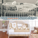 Ver imagem 5 de Kit Berço Trança Ursinho Marinho Menino 11 Peças com Saia:caqui