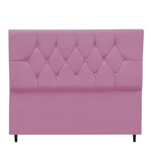 Cabeceira Solteiro Cama Box Estofada 90 Cm Suede Bela Rosa