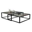 Ver imagem 3 de Duo Mesa de Centro Catarina Preta - Cor: Preto