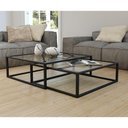 Ver imagem 1 de Duo Mesa de Centro Catarina Preta - Cor: Preto