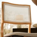 Ver imagem 3 de Kit 2 Cadeiras Granada Madeira Maciça C/ Estofado em Linho