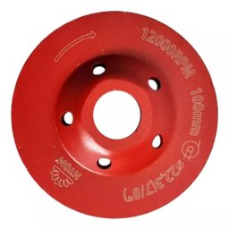 Rebolo Diamantado T/ Prato M.180mm C/ Rosca - Htom - 2