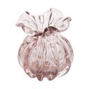 Ver imagem 1 de Vaso de Vidro Italy Rosa Claro e Dourado 11 cm - Wolff