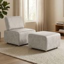 Ver imagem 2 de Poltrona Modular e Puff Block Pes Madeira Linho Tcs 701 Moll