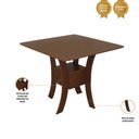 Ver imagem 2 de Mesa Quadrada Mabelly 90 Cm Mdf