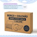 Ver imagem 5 de Berço Mini Cama com Colchão e Suporte Mosquiteiro Nuvem Compact 100% MDF