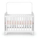 Ver imagem 7 de Berço Mini Cama com Colchão e Suporte Mosquiteiro Nuvem Compact 100% MDF