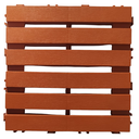 Ver imagem 1 de KIT 12 DECKS MADEIRA PLASTICA ECO MAXX 30x30 MODULAR 30X30.:CEDRO