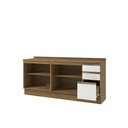 Ver imagem 4 de Balcões de Cozinha 100% Mdf 200cm Nogueira/branco Celeste Kappesberg
