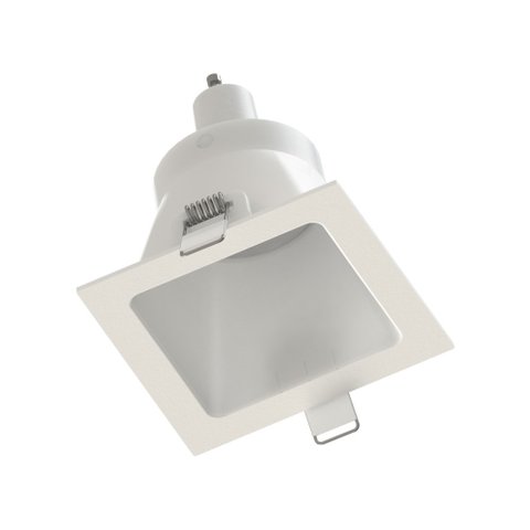 Spot Hide de Embutir Face Recuada Gu10 92x92x130mm Branco - Save Energy Se-330.1593