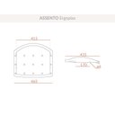 Ver imagem 4 de Assento para Cadeira Fixa Empilhável Ergoplax