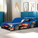 Ver imagem 2 de Cama Solteiro Design Carro Bordas Redondas Segura Resistente:azul