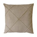 Ver imagem 1 de Capa para Almofada Drapeada em Linho Quadrada Cru