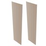 Kit 2 Placas de Painel Ripado Milão 250cm X 58cm X 3,3mm (rende 2,9m²) Ecorevest  - 3