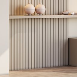 Kit 2 Placas de Painel Ripado Milão 250cm X 58cm X 3,3mm (rende 2,9m²) Ecorevest  - 9
