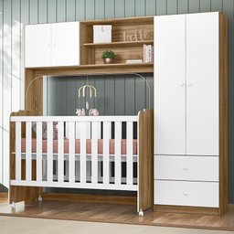 Conjugado Ternura com Berço Amore Nature/branco - Peternella Móveis - 2