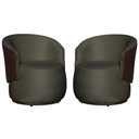 Ver imagem 1 de Kit 2 Poltronas para Recepção Decoração Sala Confortável - Veludo - Sv Decor:grafite