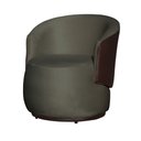 Ver imagem 2 de Kit 2 Poltronas para Recepção Decoração Sala Confortável - Veludo - Sv Decor:grafite