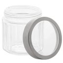 Ver imagem 4 de Conjunto 12 Potes de Vidro com Tampa Inox 870ml Cada Lyor Sydney Biscoito Condimento