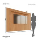 Ver imagem 3 de Painel de TV Ibiza 100% MDF Móveis Home | até 55" | Suspenso