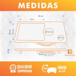 Tabua Para Churrasco teca com Gaveta e Porta Lata Maçonaria - 5