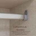 Ver mais imagens de Guarda Roupa Casal 2 Portas de Correr 100% MDF com Espelho Firenze Branco